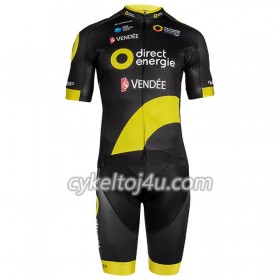 Cykeltrøje + Cykelshorts 2018 Direct Energie N001